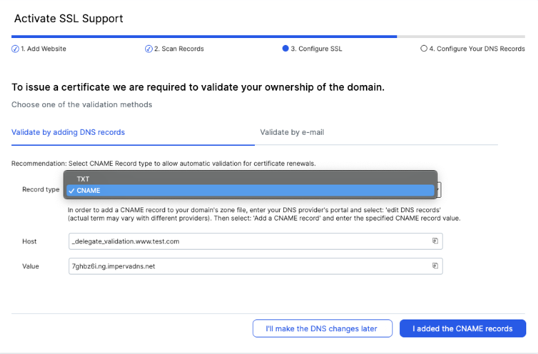 Figure 2 Active SSL Support